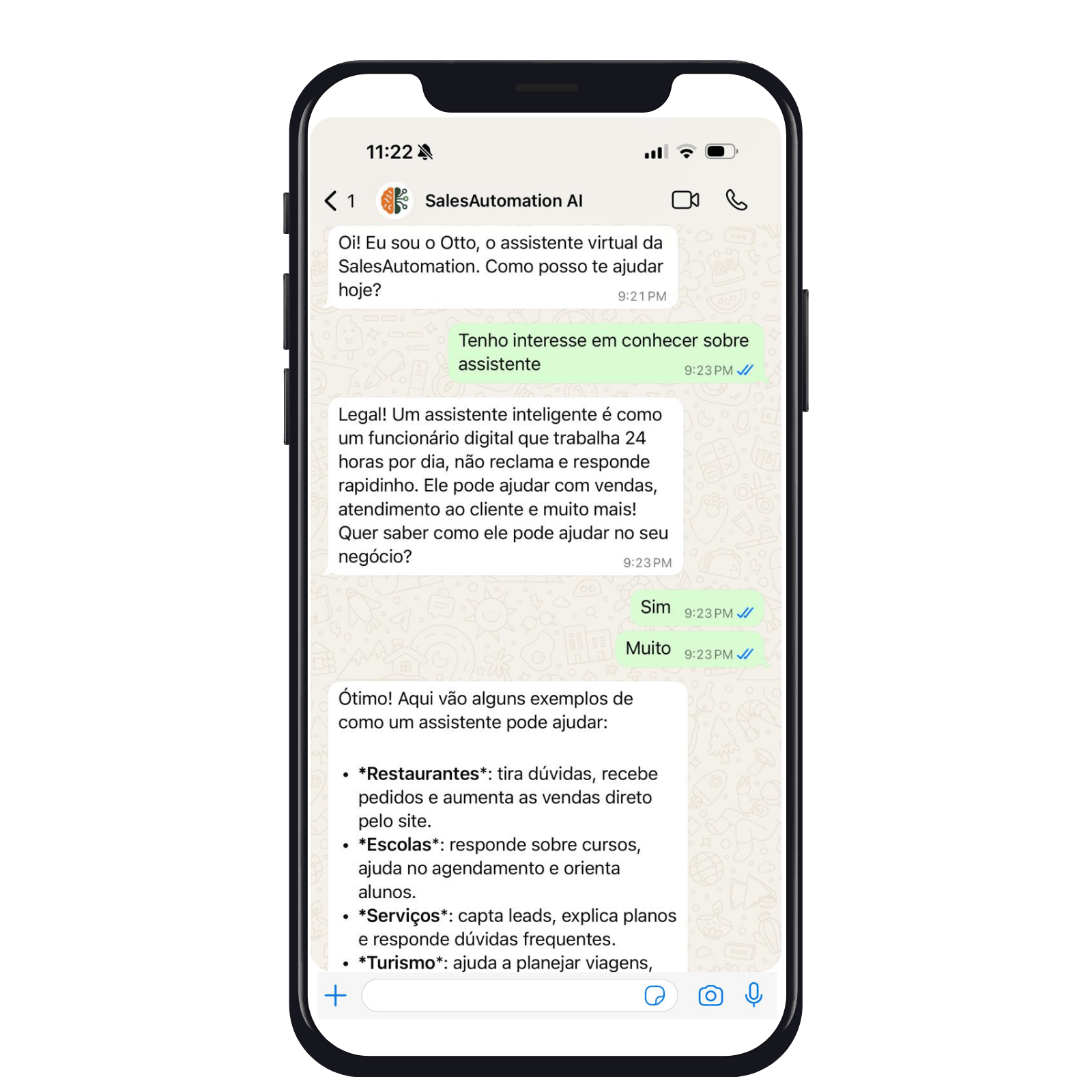 Inteligencia artificial no WhatsApp